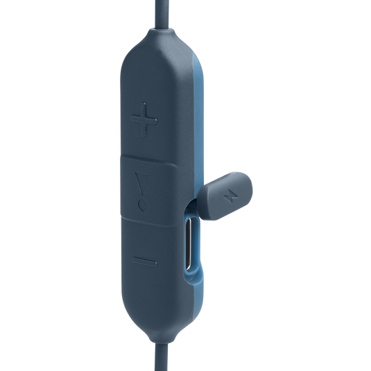 JBL Endurance Run 2 Wireless - Blue - Waterproof Wireless In-Ear Sport Headphones - Detailshot 1 image number null